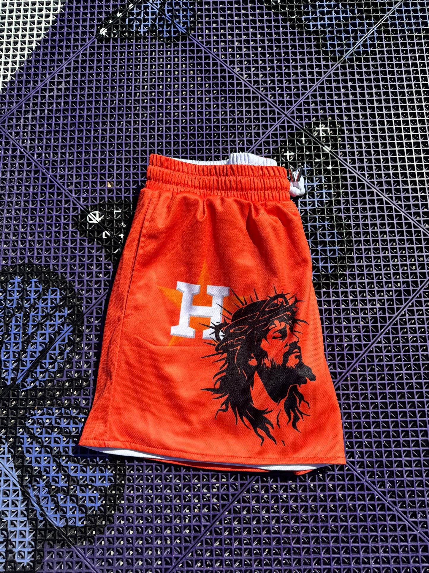 Reversible Mesh Shorts