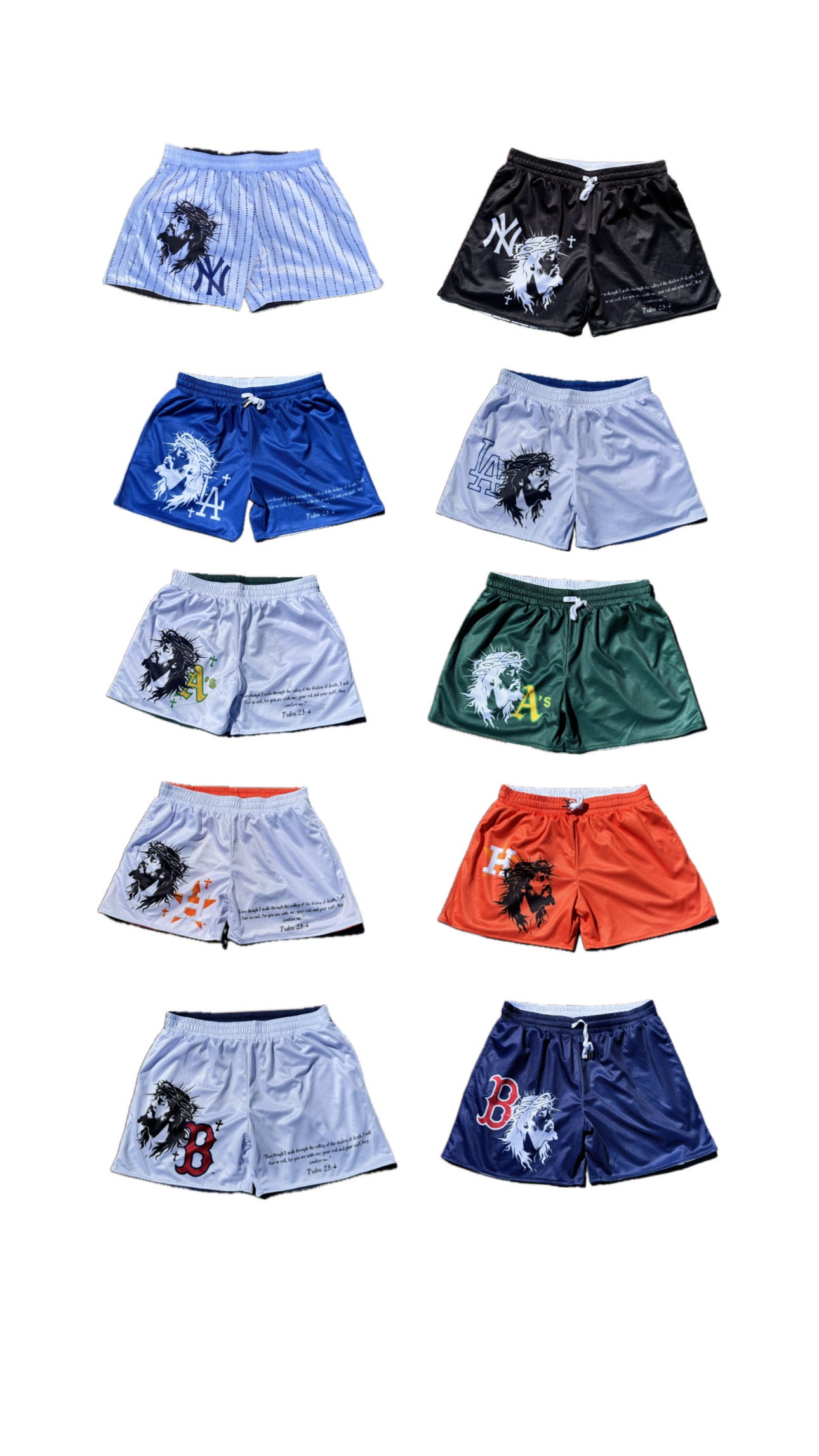 Reversible Mesh Shorts